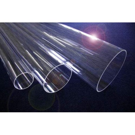 Acrylglas Kunststoff Acryl Glas  Rohre Länge 1000mm Tube PLEXI TOP 70/64mm 